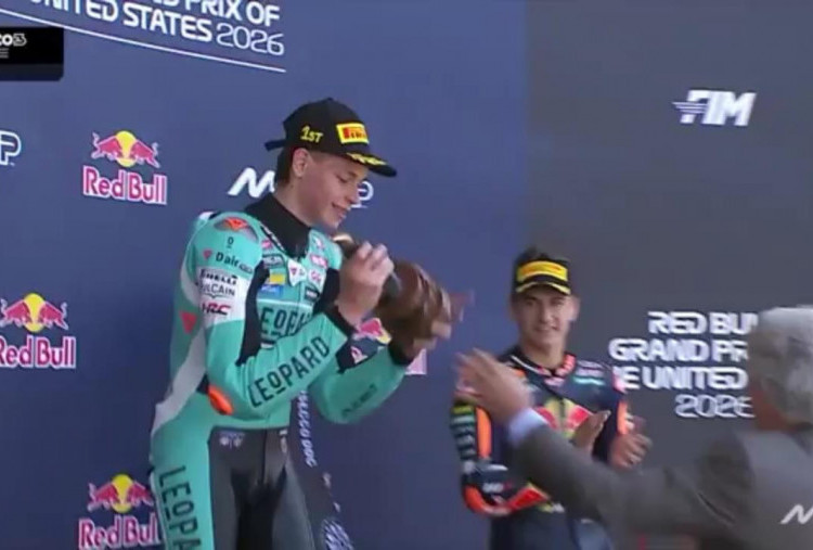 Moto3 AS 2026: Veda Ega Crash, Guido Pini Raih Kemenangan Perdana