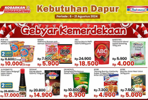 Katalog Promo JSM Indomaret Hari ini 18 Agustus 2024, Gebyar Merdeka ABC Kecap Manis Cuma Rp18 Ribuan