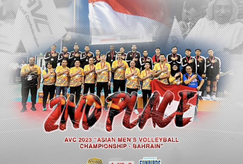 Keren! Jakarta Bhayangkara Presisi Cetak Sejarah, Jadi Runner Up Kejuaraan Klub Voli Putra Asia 2023