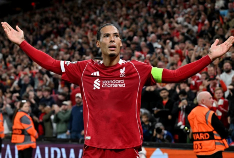 Liverpool vs Atletico Madrid 3-2, Tandukan Virgil van Dijk di Injury Time Jadi Pembeda