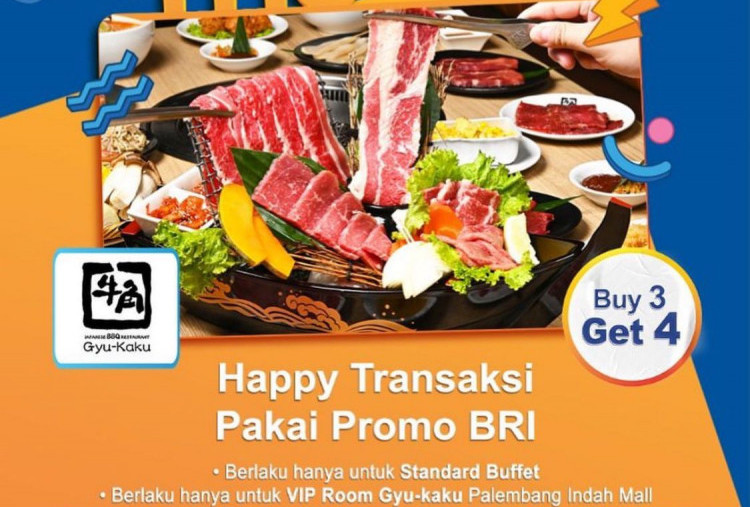 Program Buy 3 Get 4 BRI Bisa Makan enak di Restoran Gyu-Kaku