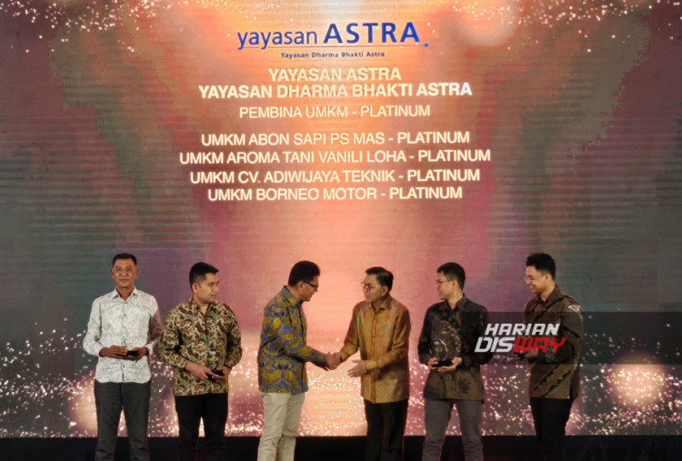 Dalam kesempatan tersebut Yayasan Astra serta 4 UMKM binaannya juga meraih penghargaan tertinggi dan terbaik, penghargaan yang diberikan yaitu Kategori Platinum untuk 1 Kategori Pembina UMKM dan 4 Kategori UMKM Binaan yang diraih oleh UMKM Abon Sapi PS Mas dari Solo, UMKM Aroma Vanili Loha dari Manggarai Barat NTT, UMKM Bengkel Roda 4 Bornoe Motor dari Banyumas dan UMKM CV. Adiwijaya Teknik dari Bogor.