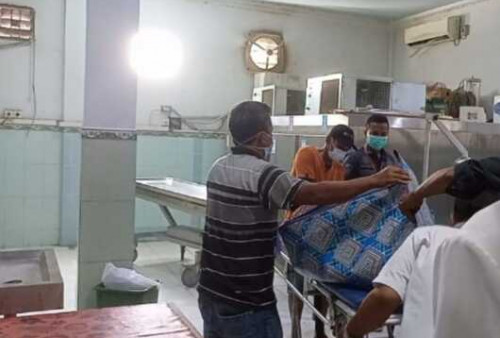 Jenazah Calon Kades Betung II, Korban Penembakan OTD, Dibawa ke RS Bhayangkara M Hasan 