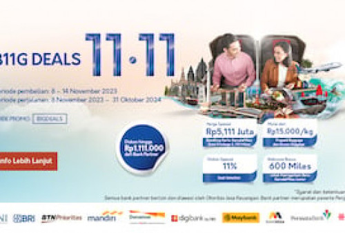 Promo B11G DEALS 11.11 Garuda Indonesia, Ini Harga Tiket dan Rutenya!