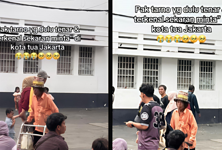 Ya Allah, Video Pak Tarno Diduga Mengemis di Kota Tua Viral: Netizen Turut Prihatin