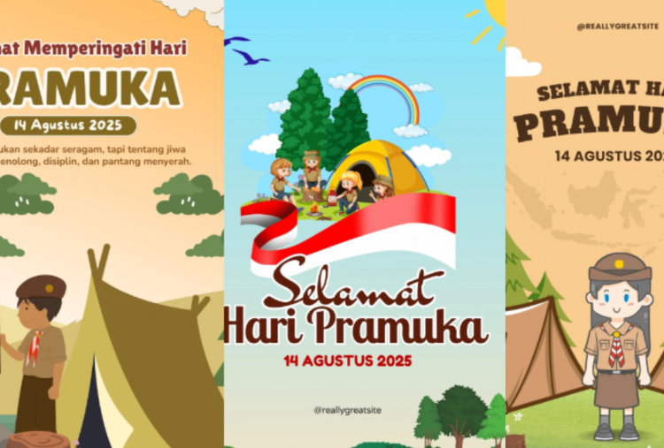 15 Link Poster Hari Pramuka 2025 Terbaru dan Gratis Lengkap Ucapan, Bagikan ke Medsos!