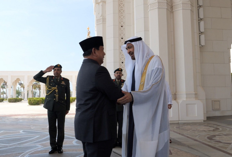 Bertemu Presiden UEA, Prabowo Disambut Upacara Kenegaraan di Qasr Al Watan Abu Dhabi