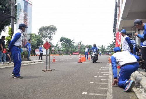 Kompetisi Safety Riding Motor Honda Regional Jakarta- Tangerang Diikuti 100 Peserta
