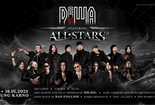 Line Up Konser Dewa 19 featuring All Stars 2.0 di GBK 18 Januari 2025, Banyak Musisi Rock Legendaris Dunia!