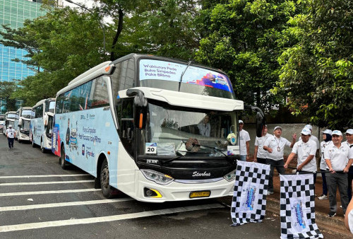 BRI Jakarta 3 Berangkatkan 7 Bus Mudik Bersama BUMN
