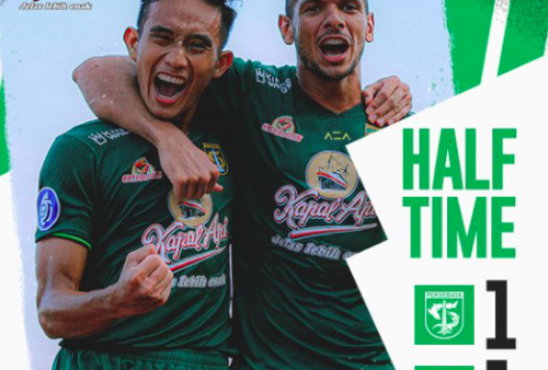 Babak Pertama Persebaya-Bhayangkara FC Imbang 1-1