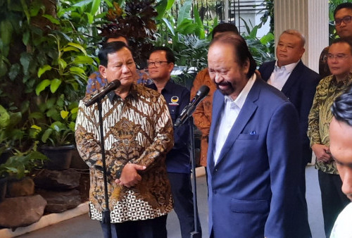 Bertemu Prabowo Subianto, Surya Paloh: Nasdem Siap Dukung Pemerintahan Baru