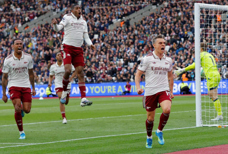 West Ham vs Arsenal 0-1, The Gunners di Ambang Juara Liga Inggris