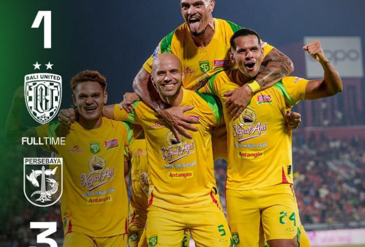 Bali United vs Persebaya 1-3, Bajol ijo Dekati Malut United