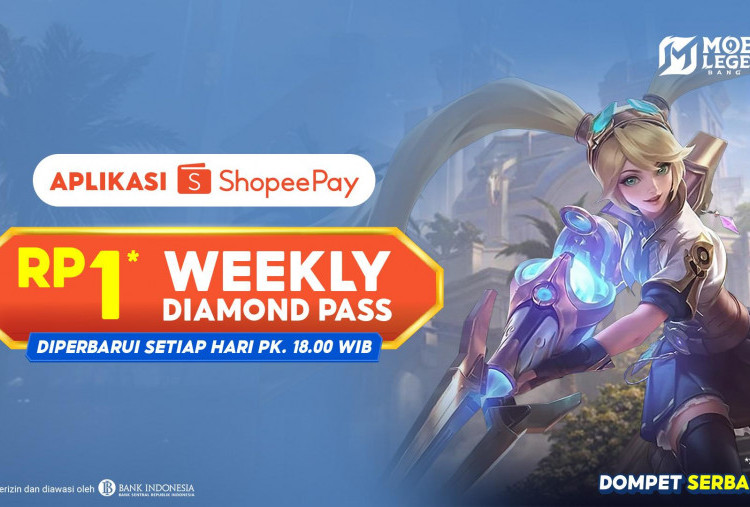 Gamers Merapat, ShopeePay Kembali Hadirkan Promo Weekly Diamond Pass MLBB Rp1