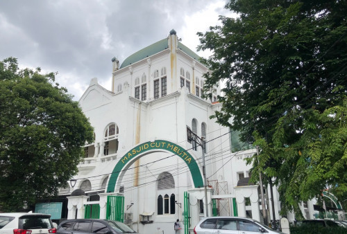 Cakep! Masjid Cut Meutia Menteng Bersolek Jelang Ramadan