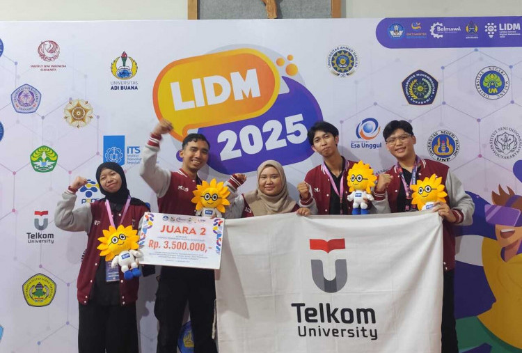 Ciptakan Platform Belajar berbasis AI untuk Anak Disleksia, Telkom University Surabaya Raih Juara 2 LIDM 2025