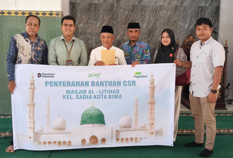 Pegadaian Bima Salurkan Bantuan CSR ke Masjid Al Ijtihad, Tingkatkan Kenyamanan Ibadah Warga