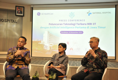 Kolaborasi National Hospital Surabaya dan GE Healthcare Indonesia Hadirkan MRI 3T dengan AI, Pertama di Jatim