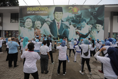 TKN Prabowo-Gibran Ajak Emak-Emak Hidup Sehat Lewat 'Sabtu Biru Langit Ceria'