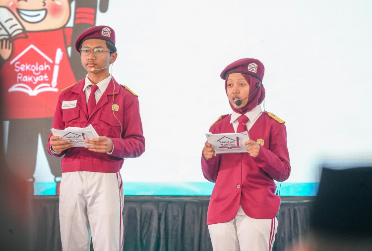 Peringati Hari Santri, Siswa Sekolah Rakyat Tampilkan Puisi 'Dari Bumi Kiai Bisri Kami Menggapai Mimpi'