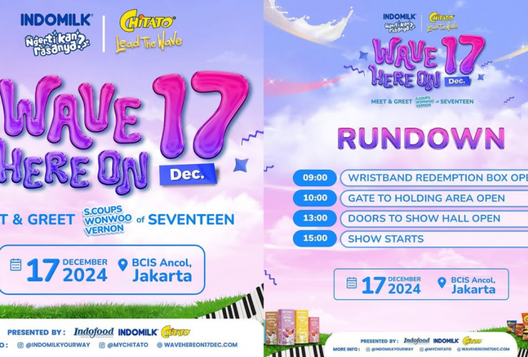 Rundown Meet and Greet SEVENTEEN di Jakarta, CARAT Jangan sampai Telat!