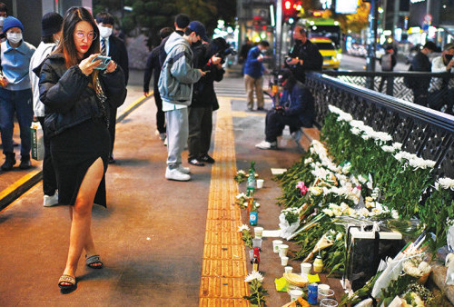 Tragedi Itaewon: Orang Bertumpuk seperti Domino Roboh