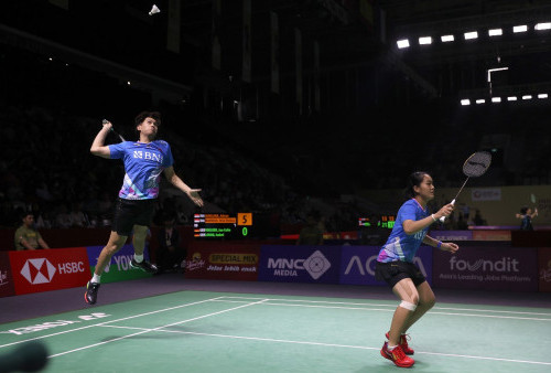 Ganda Campuran Adnan/Nita Buka Kemenangan di Indonesia Open 2024