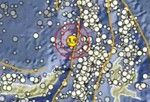 Info Gempa Bumi Hari ini: Guncang Kepulauan Sitaro Sulut, Berkakuatan M 3,9