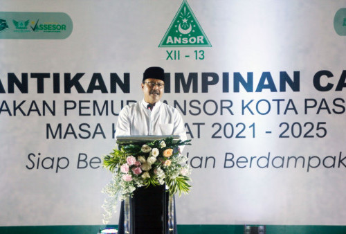 Di Pelantikan PC GP Ansor Kota Pasuruan, Gus Ipul Sampaikan Peningkatan Daerah dalam Dua Tahun