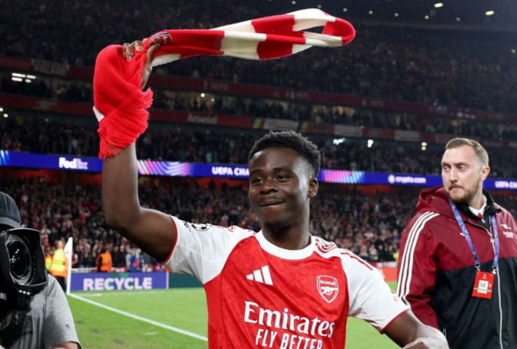 Arsenal Menuju Double Winners, Bukayo Saka Minta Tim Abaikan Tekanan