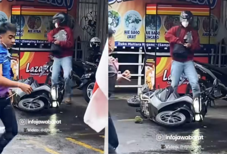 Viral Aksi Heroik Pegawai Indomaret Lawan Perampok Meski Badan Diikat Lakban