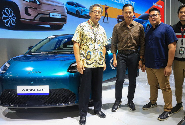 Disambangi AHY, GAC Pamer AION UT hingga Hyptec HT