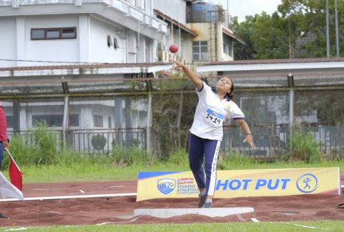 Sara Kaize Juarai Tolak Peluru Putri Energen Champion SAC Indonesia 2023-Sumatera Qualifiers