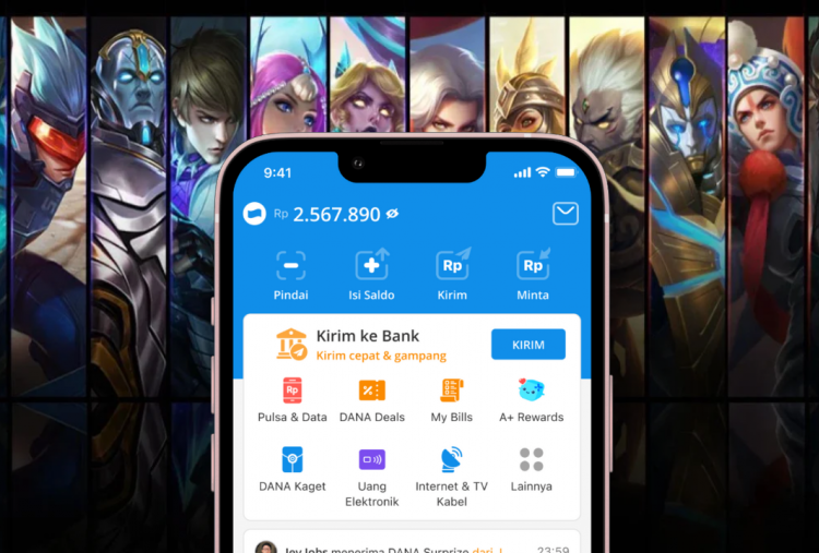 GAMPANG! Simak Cara Top Up Game ML dan FF Lewat Aplikasi DANA Mudah dan Cepat