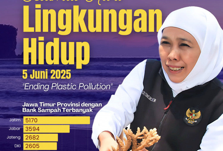 Bank Sampah Jatim Terbanyak Nasional, Khofifah Ajak Warga Pilah Sampah Mulai dari Rumah