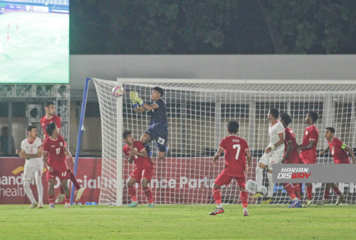 Timnas Indonesia U-20 menjadi pemuncak klasemen Grup F Kualifikasi Piala Asia U-20 2025 dan berhak lolos otomatis ke putaran final Piala Asia U-20 2025 yang akan berlangsung di China. Foto: Raka Denny /Harian Disway