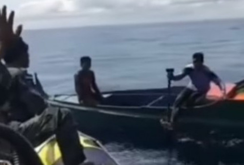 KKP dan 3 Nelayan Malaysia Kejar-kejaran di Laut Sulawesi, Diduga Coba Lakukan Pengeboman Ikan
