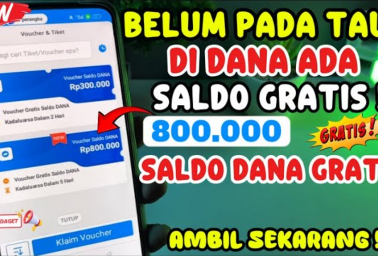 Buruan Klaim! Saldo DANA Gratis Rp800.000 dari Fitur DANA Deals Langsung Cair Khusus Malam Ini, Cara Dapatnya Mudah