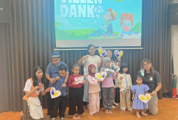 Open House Wisma Jerman, Bastelecke Dorong Anak-Anak Kurangi Screen Time
