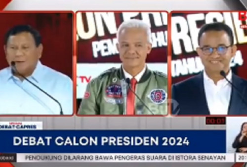 Debat Capres 2024, Prabowo Sebut Fungsi Utama Negara adalah Melindungi Warganya