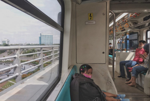 Masa Libur Sekolah dan Fornas VI, Penumpang LRT Sumsel Mengalami Peningkatan