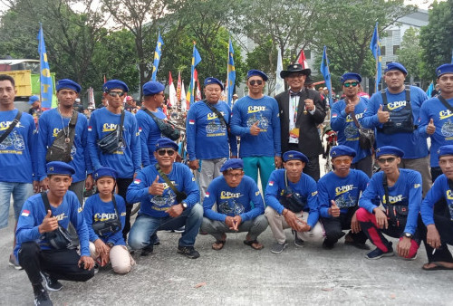 Komunitas Sepeda Tua C-Pot Hadir dan Ikuti PORNAS VI Palembang