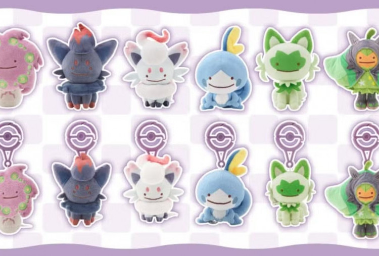 Pokemon Hadirkan Enam Boneka Ditto Baru, Menyamar Jadi Sprigatito hingga Ogerpon