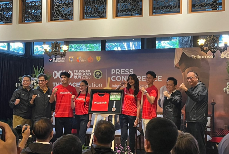Event Lari Jakarta Telkomsel Digiland Run 2026 di GBK, Kemas Sportainment Berbasis 5G dan AI
