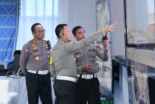 Korlantas Polri Kerahkan Komando Mobile Amankan Parkiran Pejabat di KTT ASEAN