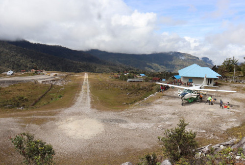 Bandara di Papua Tetap Beroperasi Paca Insiden Penembakan Pesawat