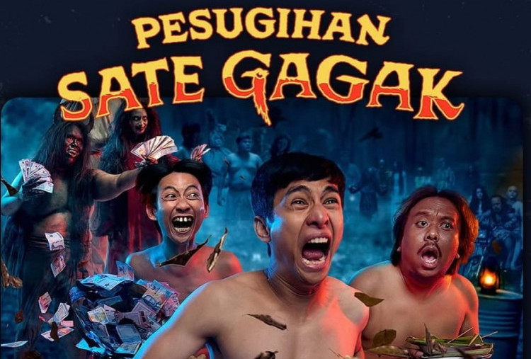 Ngakak Pol! Sinopsis Pesugihan Sate Gagak, Aksi Kocak 3 Sahabat Jual Sate Demi Hidup Tajir