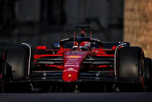 Di Tengah Isu Bouncing, Pembalap Ferrari Jadi yang Tercepat di Latihan GP Azerbaijan, Mobil Seperti Melayang