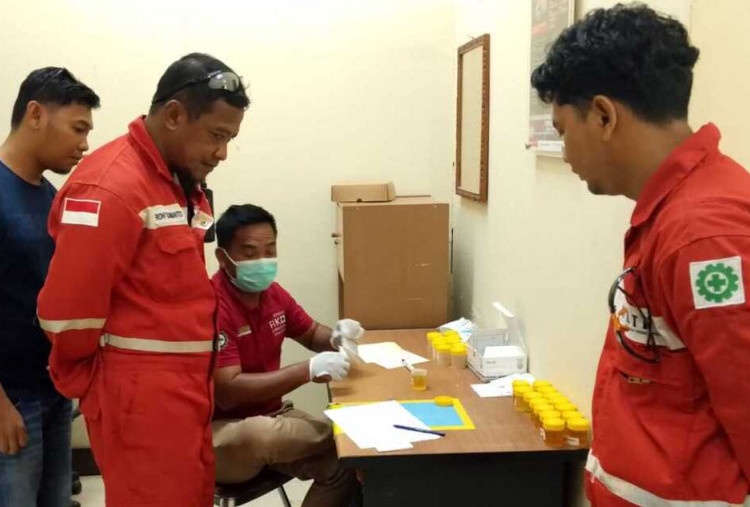Sidak Narkoba PEP Bunyu Field, Seluruh Pekerja Dinyatakan Negatif 